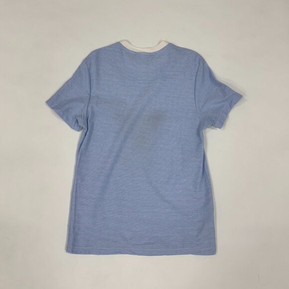 Lacoste Men’s Blue Striped Cotton T-Shirt - Picture 6 of 6